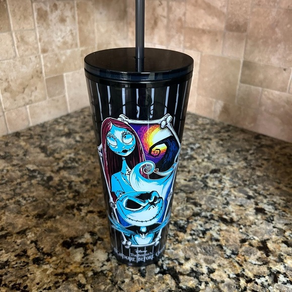 Disney Starbucks Black Nightmare Before Christmas Tumbler 2025